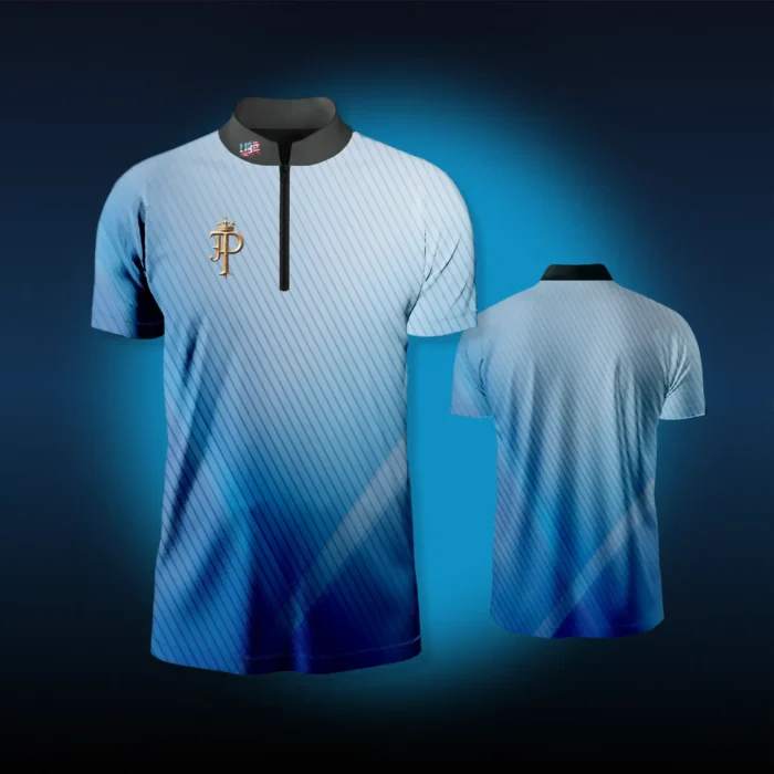 Joe Prince Blue Velocity Jersey front and back