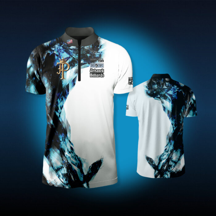 Joe Prince Crystal Blue Jersey front and back mockup