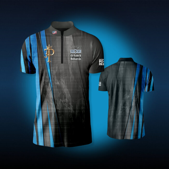 Joe Prince Midnight Grid Jersey front and back mockup