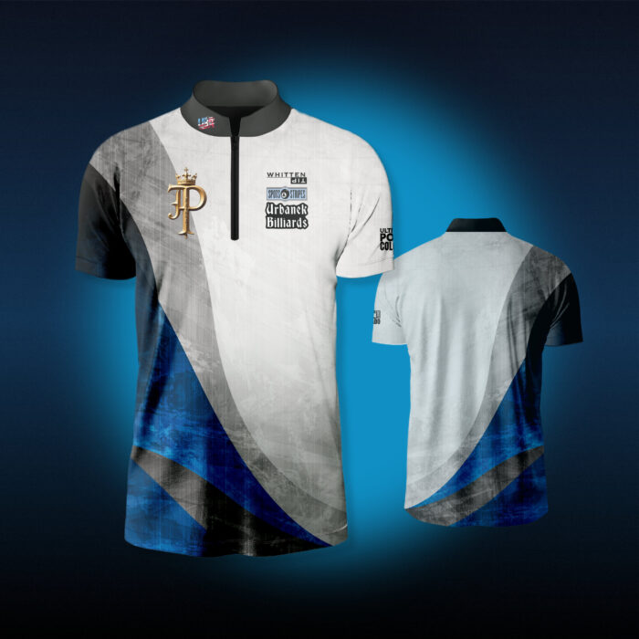 Joe Prince Blue Apex Jersey front and back mockup