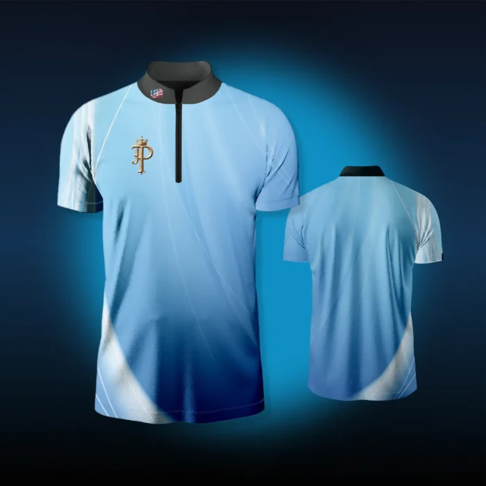 Joe Prince Blue Current Jersey front and back