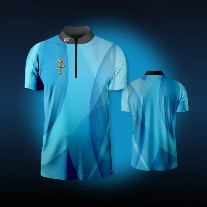 Joe Prince Aqua Shard Jersey front and back
